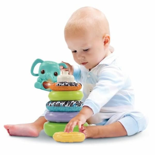 Hundleksak Vtech Baby NINO, ÉLÉPHANTEAU EMPILO 3 EN 1