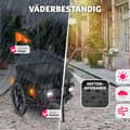 Miniatyrbild 5 av 11: Cykelvagn CargoXpress, multifunktionell, upp till 50kg - svart