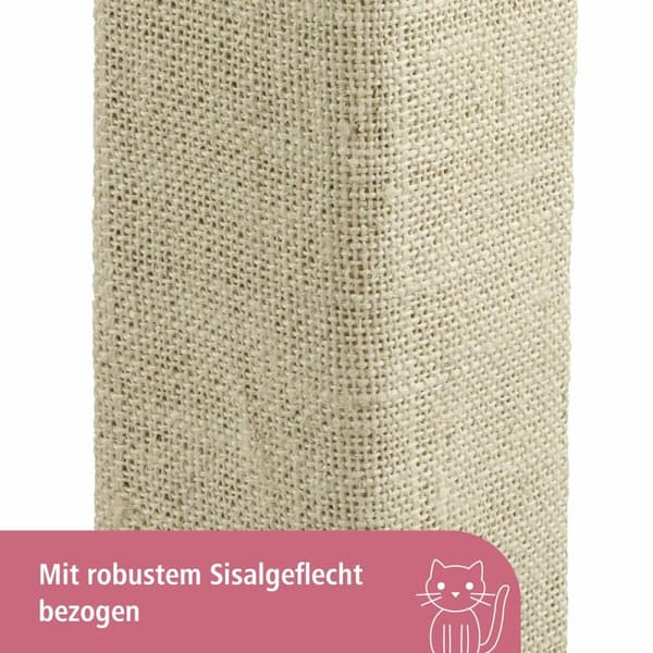 Klösbräda för katter Kerbl Beige Sisal 80 x 28 cm
