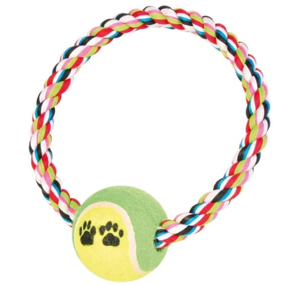 Leksak för hund repring med tennisboll, ø 6 cm/ø 8 cm