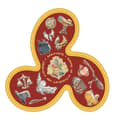 Miniatyrbilde 1 av 8: Hundeleketøy Harry Potter Rød Polyester