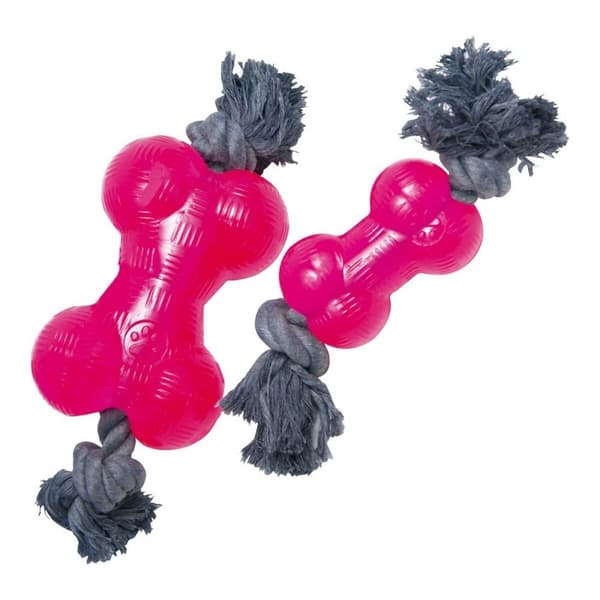 Koiran purulelu Gloria TPR Narulla Pinkki Koko M (14 cm)
