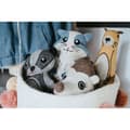 Miniatyrbillede 4 af 6: Plush legetøj til hunde Hunter Blå 100 % Genbrug Hamster
