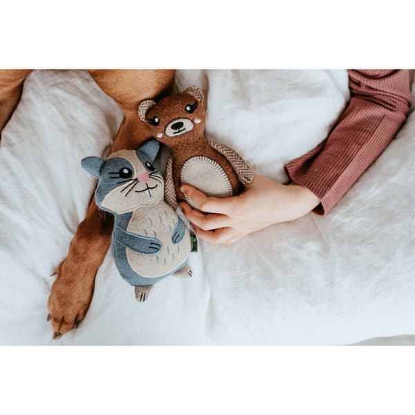 Pehmolelu koiralle Hunter Sininen 100 % Kierrätetty Hamsteri