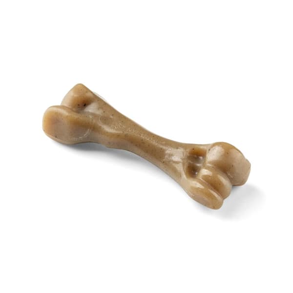 Hund Bidering Nylabone Brun Bacon Kunstig S