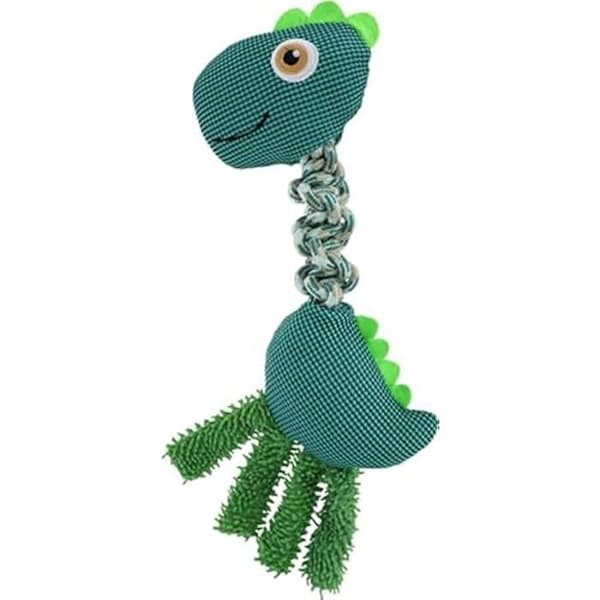 Leksak - Kerbl - Dinosaurie - 14,5 x 47 cm - Slitstark - Nylonrep - Squeaker