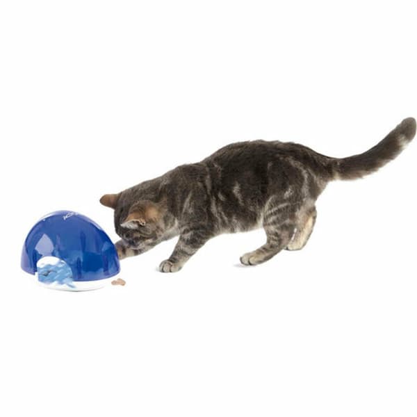 Legetøj til katte Trixie Blå Hvid Plastik 19 × 13 × 14 CM