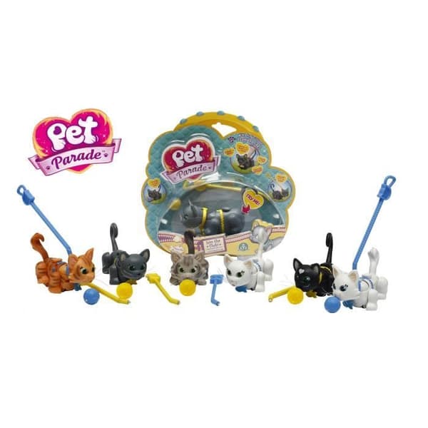 Pet Parade - Blister 1 Djur - Chatt - Assortiment