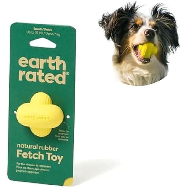 Interaktiv apportleksak - EARTH RATED - Hundboll - Gummi - Liten hund - Flytande