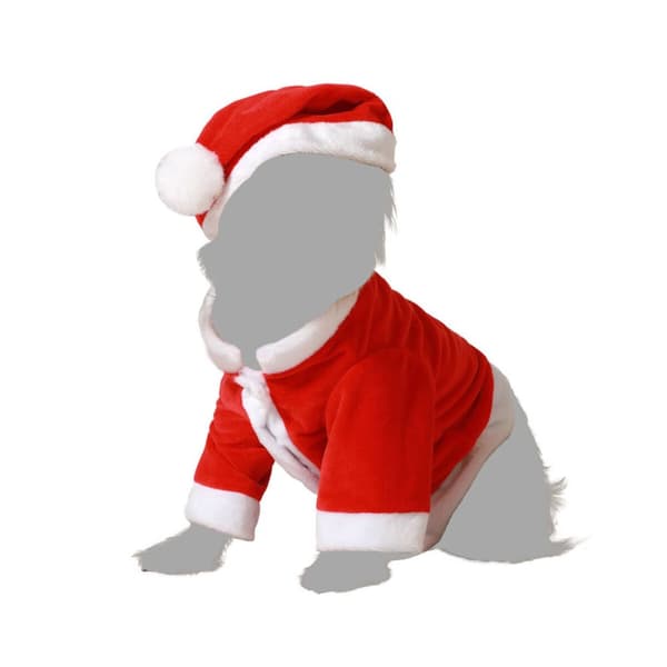 Hundkostym Tomte - M