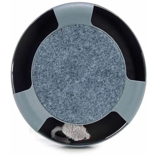 Kattleksak - Mascow - Mushjul - 25 cm - Textil - Grå