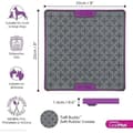 Miniatyrbild 2 av 2: LickiMat Buddy Tuff - LICKIMAT - 20 x 20 cm - Lila - Storlek S - Giftfri plast
