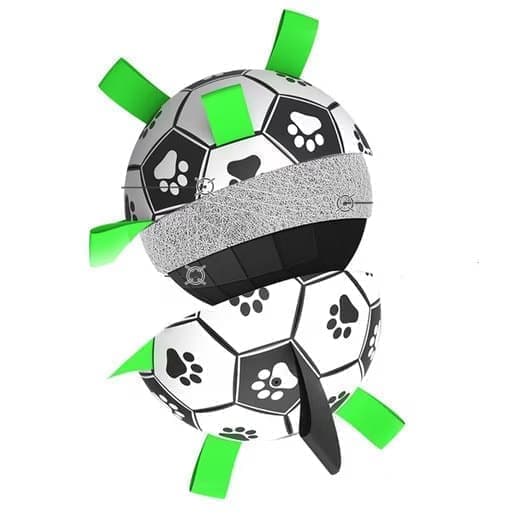 Animal Intelligence Toy Koiran lelupallo - Koiran jalkapallo kahvalla ja pumpulla