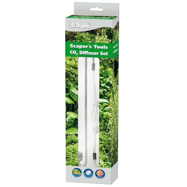 Diffusor för CO2 - Dupla - Set L - 35,5 cm - För akvarier upp till 160L - Slang på 1,5m