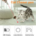 Miniatyrbild 5 av 5: Jaktleksak för katt med USB-laddning, bärbar ficklampa, LED-penna för husdjur, ljuspunktare, acce