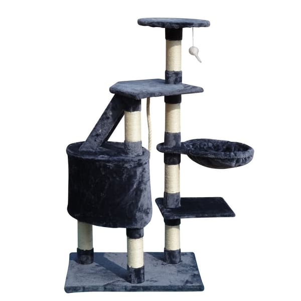Kradsetræ til katte Gloria Sinu Grå 7,5 cm 55 x 40 x 120 cm