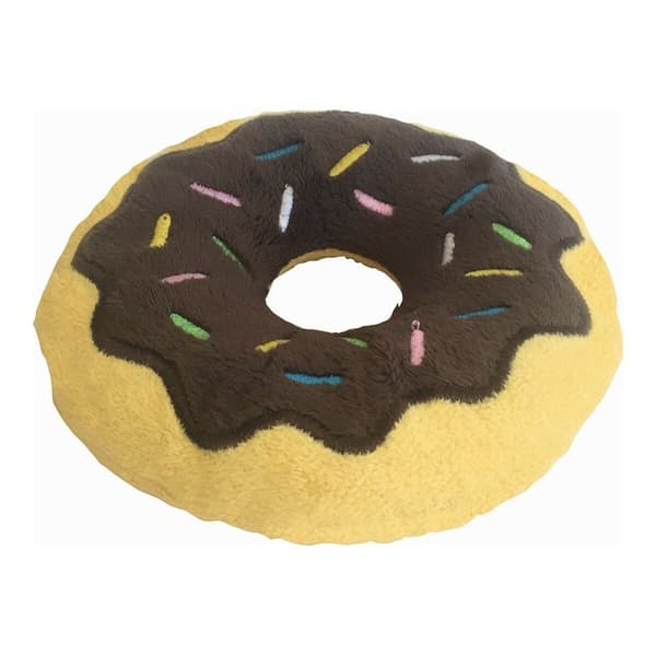 Mjuk leksak för hundar Gloria 3 x 5 x 14 cm Choklad Donut Brun
