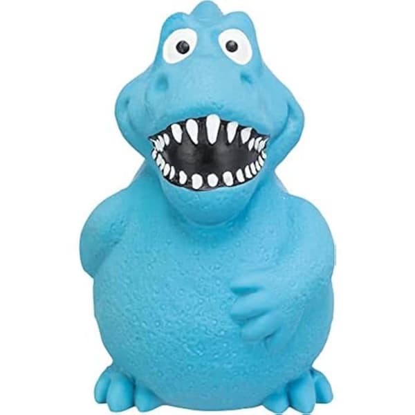 Hundleksak - TRIXIE - Latex Dinosaurie - 14 cm - Fylld med Polyesterfiber - Flerfärgad