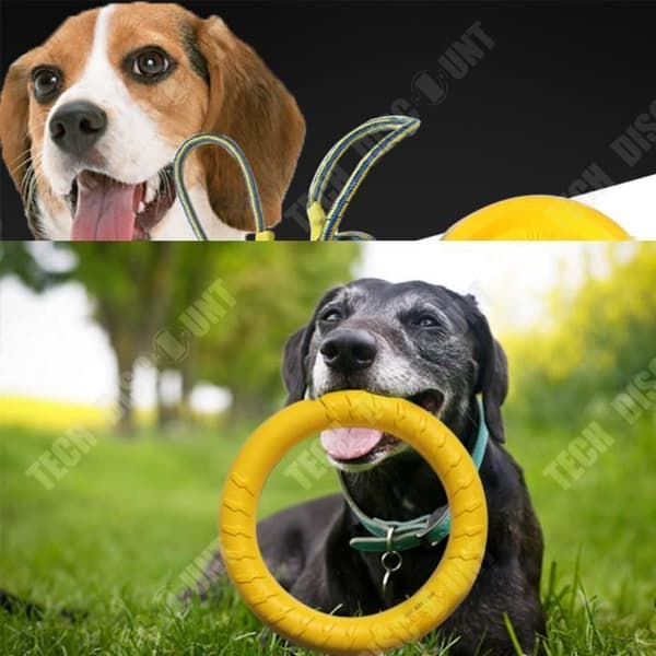 TD® Toy Hund Katt Husdjur Plast Billigt Resistant Anti-Ryck hundträning Bite Bar Ball