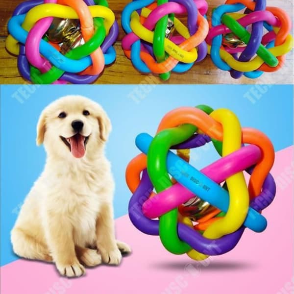 TD® Hundleksak Färgglad Liten Medium Stor Hund Stor regnbågsboll färger söta husdjur förnödenheter tassar