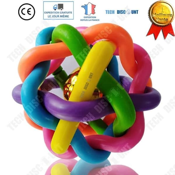 TD® Hundleksak Färgglad Liten Medium Stor Hund Stor regnbågsboll färger söta husdjur förnödenheter tassar