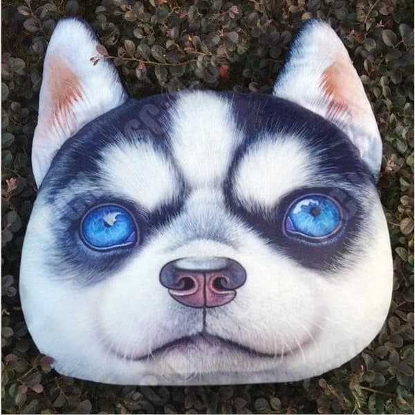 TD® Rolig 3D Dog Print Kudde Kudde kreativ söt plysch docka present Heminredning nochalofo 22061 y