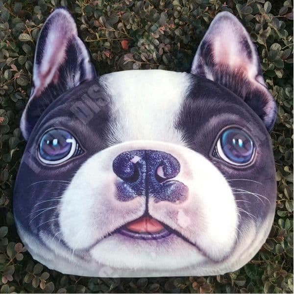 TD® Rolig 3D Dog Print Kudde Kudde kreativ söt plysch docka present Heminredning nochalofo 22061 y