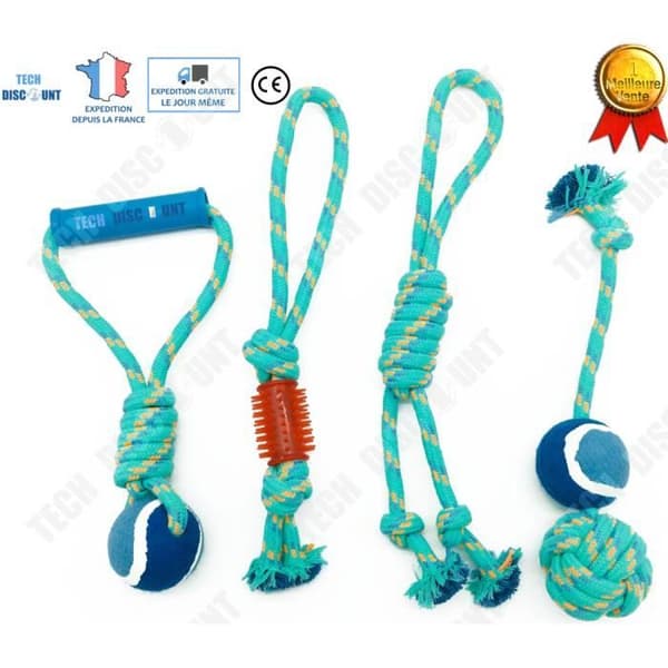 TD® kit rep hund boll katt oförstörbar leksak billig solid stor chihuahua knut husdjur tam tress