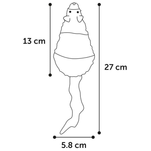 Leksak Mus Grå. 27 cm. för katter.-Flamingo Pet Products 16,000000