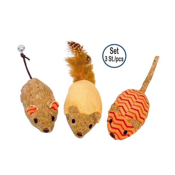 Gosedjur - Nobby Pet - Mus med kattmynta - Orange - 12 cm - För katt