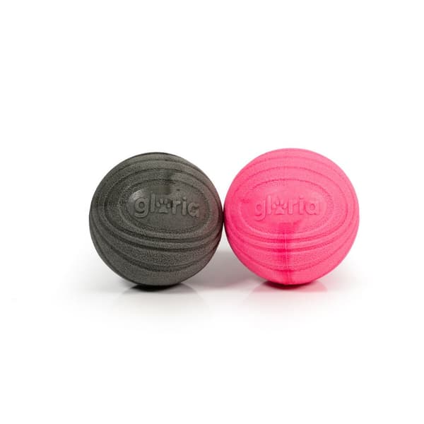 Kæledyrsbold Gloria PLAY AND RUN Grå Skum TPR M 6,35 cm 2 enheder