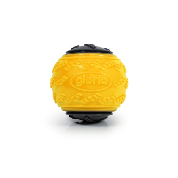Lemmikin pallo Gloria PLAY AND RUN Keltainen TPR L 8,89 cm