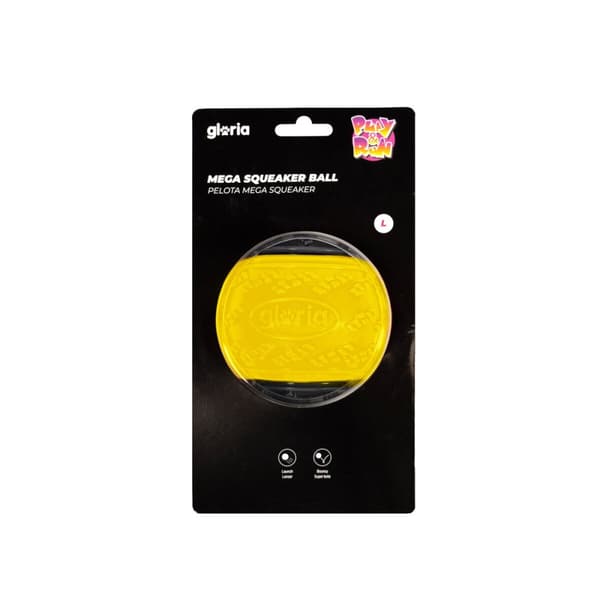 Lemmikin pallo Gloria PLAY AND RUN Keltainen TPR L 8,89 cm