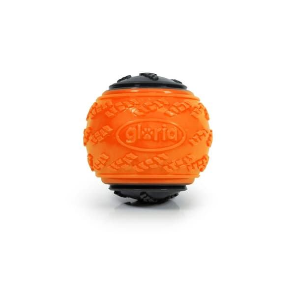 Boll till husdjur Gloria PLAY AND RUN Orange TPR L 8,89 cm