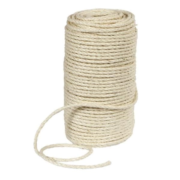 Kerbl sisalreprulle - beige - 100 m x 5 mm