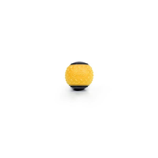 Kjæledyrball Gloria PLAY AND RUN Gul TPR M 6,35 cm 2 enheter