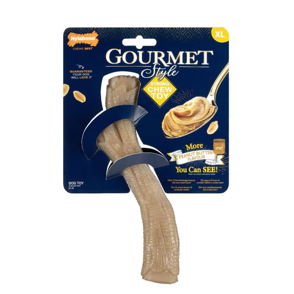 Hund Bidering Nylabone Brun Jordnøddesmør XL
