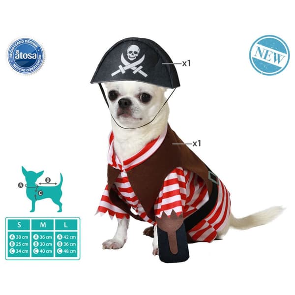 Hundedragt L Pirat