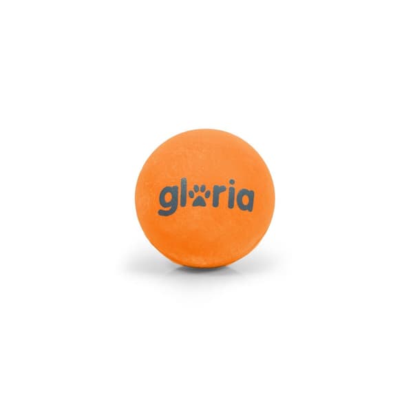Kæledyrsbold Gloria PLAY AND RUN Gul Skum TPR S 4,5 cm 2 enheder