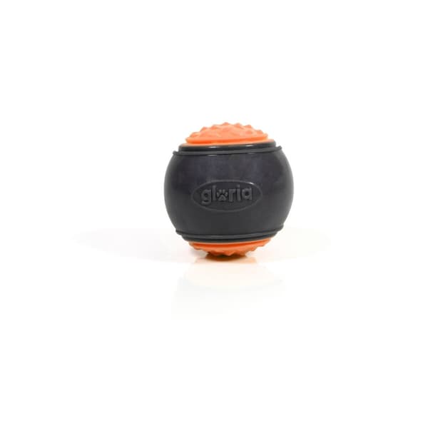 Kæledyrsbold Gloria PLAY AND RUN Orange TPR M 6,35 cm 2 enheder