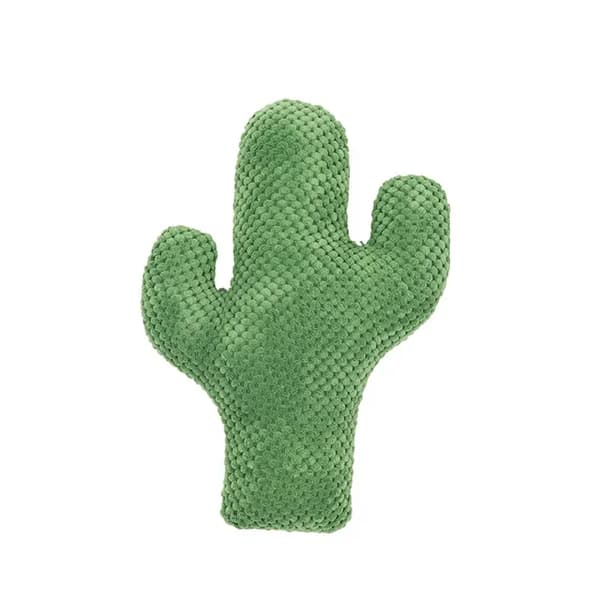 Kaktus Kattleksak, Fylld med Kattmynta, Hållbar Plyschdesign,Ljusgrön-M