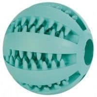 Denta Fun Mint Baseball Toy - TRIXIE - ø 7 cm - naturgummi - mintsmak - masserar tandköttet