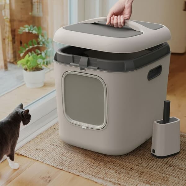 Kattlåda Rotho Biala XL Vit Plast