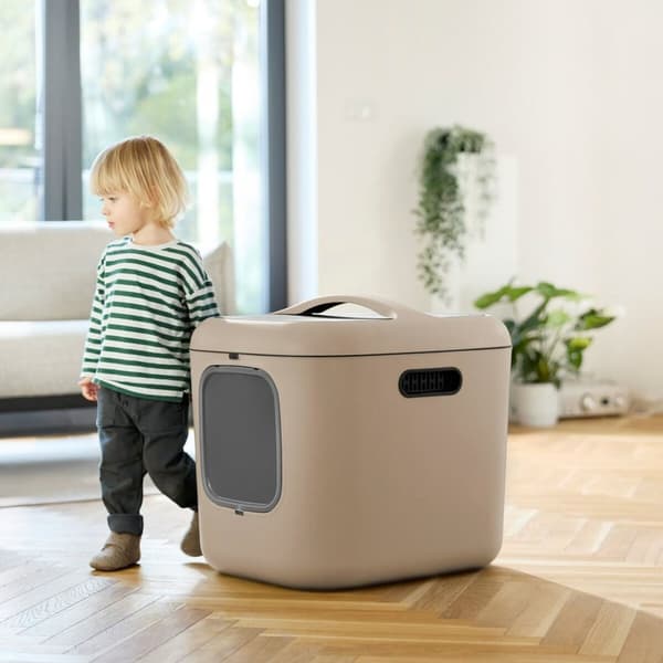 Kattebakke Rotho Biala XL Cappuccino Plastik