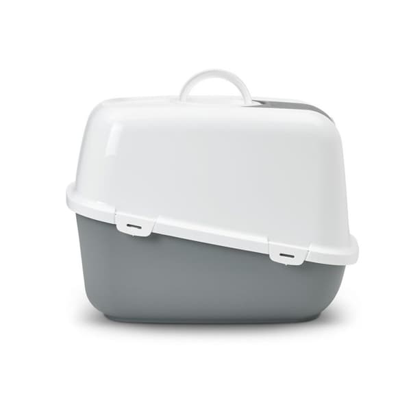 Kattebakke Savic Nestor Jumbo Hvid Beige Plastik