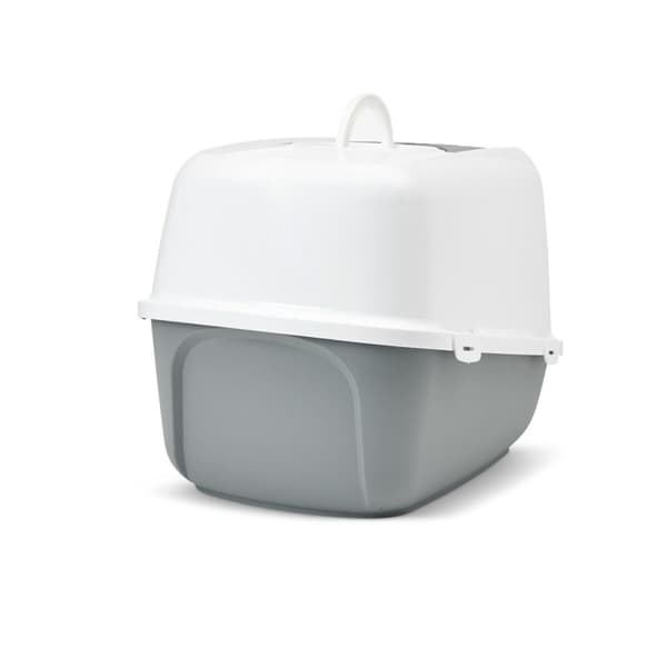 Kattebakke Savic Nestor Jumbo Hvid Beige Plastik