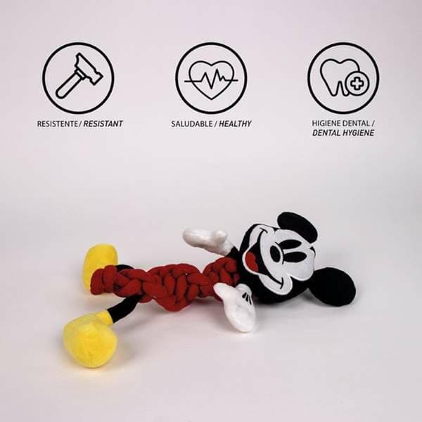 Hundleksak Mickey Mouse Röd 11 x 27 x 9,5 cm