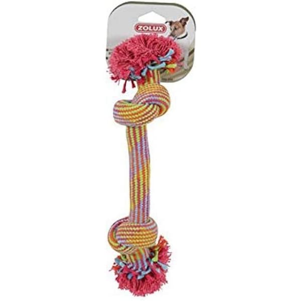 Hundleksak Rep - ZOLUX - 30 cm - Flerfärgad - Bomull och Polyester - Munhygien