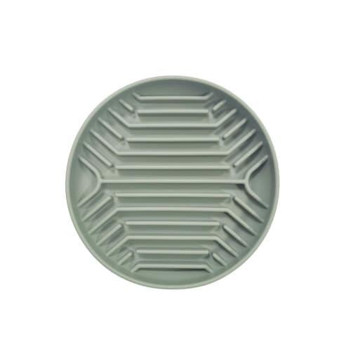 Nordic paws - Lickmat Round, Sky - Green - 19x19cm