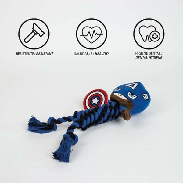 Legetøj til hunde Marvel Blå 9,5 x 30 x 9,5 cm